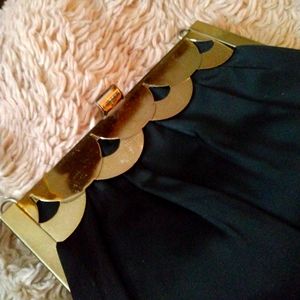 H.L U.S.A Black Evening Handbag Black